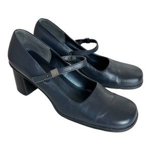 Bandolino Navy Square Toe Mary Jane Pumps US Size 8.5 90s Y2K
